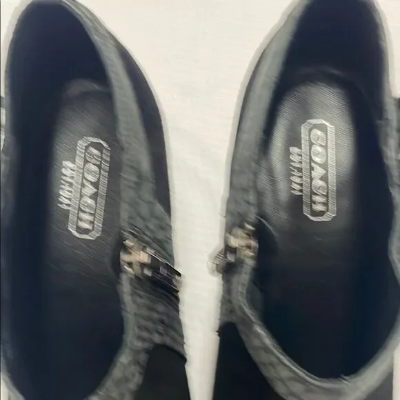 Coach Beatrice Black Ankle Booties